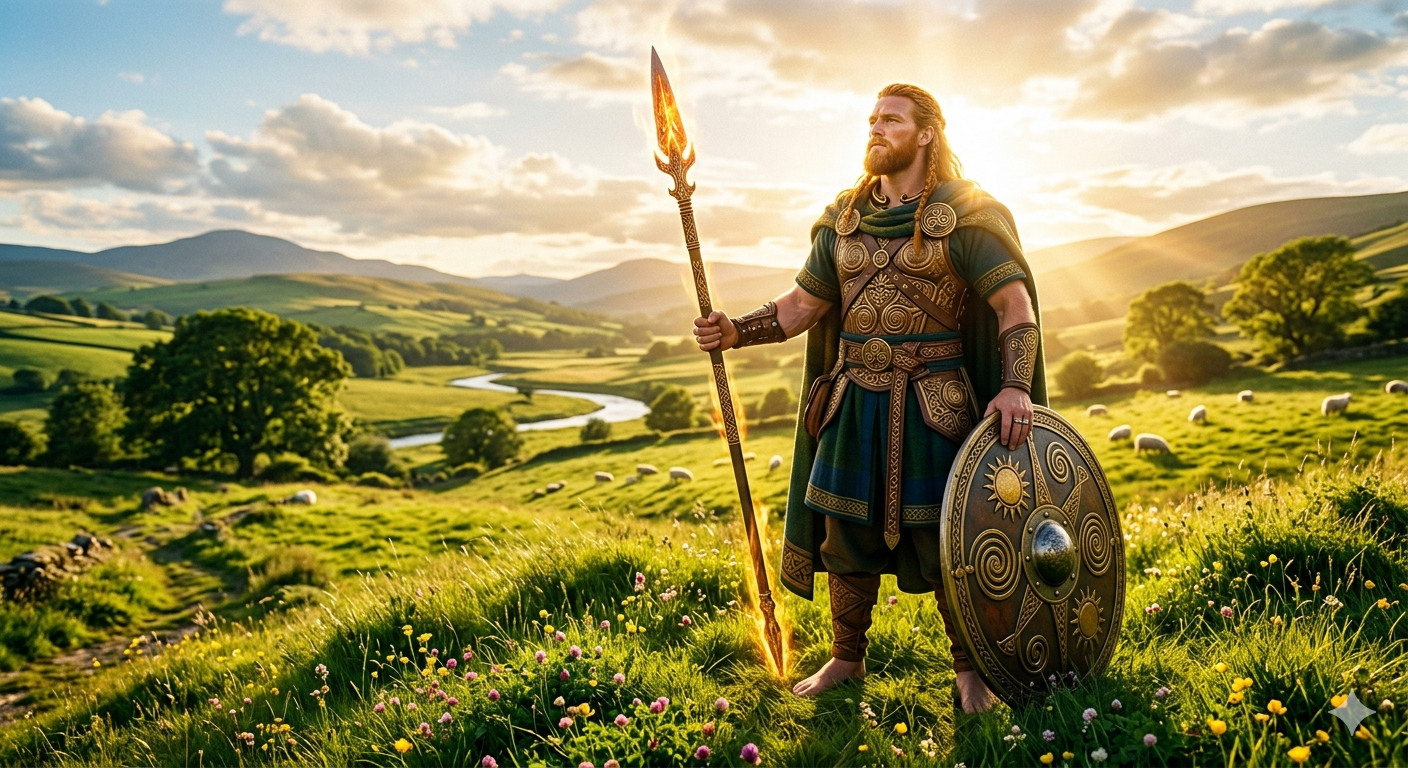 Lugus consider god who appear with horses and grassland in spring. 